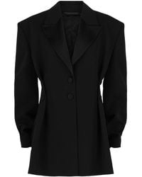 Givenchy - Pleated Single-Breasted Blazer - Lyst
