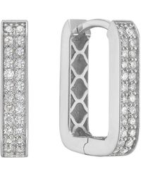 Forever Creations USA Inc. - Forever Creations 14k 0.60 Ct. Tw. Diamond Hoops - Lyst