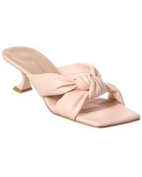 Stuart Weitzman - Playa Knot Leather Sandal - Lyst