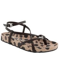 Aerosoles - Leera Cork Flat Sandal - Lyst