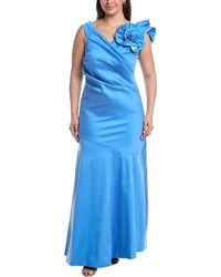 Teri Jon - Plus Off-The-Shoulder Gown - Lyst