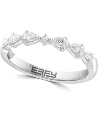 Effy Fine Jewelry - 14K 0.29 Ct. Tw. Lab-Grown Diamond Ring - Lyst