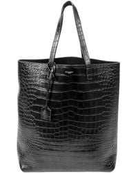 Saint Laurent - Leather Tote (Authentic Pre-Owned) - Lyst
