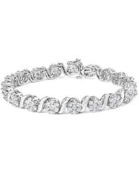 Haus of Brilliance - 14K.38 Ct. Tw. Diamond Link Bracelet - Lyst