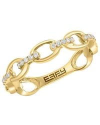 Effy Fine Jewelry - 14K 0.09 Ct. Tw. Diamond Ring - Lyst