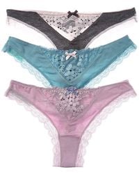 Honeydew Intimates - Set Of 3 Willow Thong - Lyst