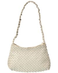 Isabella Rossetti - Kaia Hand-Woven Leather Shoulder Bag - Lyst