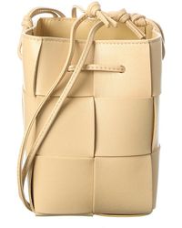 Bottega Veneta - Cassette Mini Intrecciato Bucket Bag - Lyst