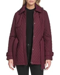 Andrew Marc - Brinklee Belted Trench Coat - Lyst