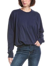 Michael Stars - Mariah Bubble Hem Sweatshirt - Lyst