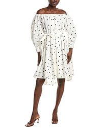 Maje - Off-The-Shoulder Shirtdress - Lyst