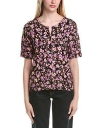 Cece - Floral Print Sweater - Lyst
