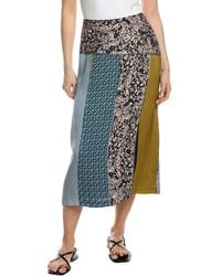 10 Crosby Derek Lam - Laverne Slit Front Midi Skirt - Lyst