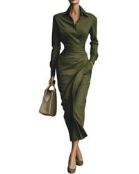 Porselli - Florida Clothing Midi Dress - Lyst