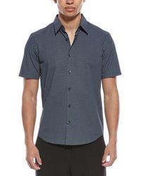 Theory - Irving Hex Geo Shirt - Lyst