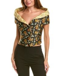 Etro - Jacquard Off-The-Shoulder Jacket - Lyst