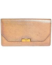 Gucci - Metallic Leather Crackled 58 Clutch (Authentic Pre-Owned) - Lyst