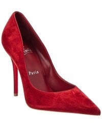 Christian Louboutin - Miss Z 100 Suede Pump - Lyst