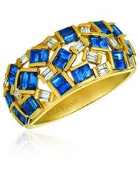 Le Vian - Le Vian 14k Honey Gold 1.98 Ct. Tw. Diamond & Sapphire Ring - Lyst
