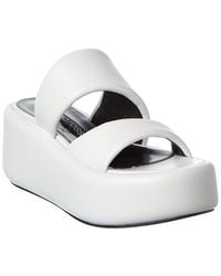 Sergio Rossi - Spongy 10 Leather Platform Sandal - Lyst