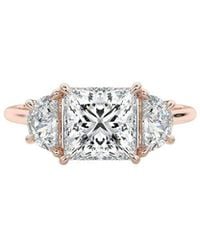 Lab Grown Diamonds - 14K Rose 4.60 Ct. Tw. Lab-Grown Diamond Ring - Lyst