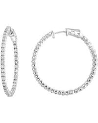 Effy Fine Jewelry - 14K 1.57 Ct. Tw. Diamond Earrings - Lyst