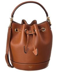 Celine - Teen Clara Leather Bucket Bag - Lyst