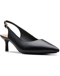 Clarks - Adela Leather Slingback Pump - Lyst