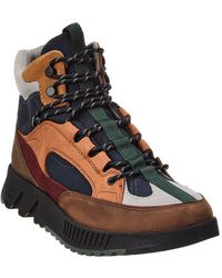 Sorel - Mac Hill Lite Trace Waterproof Leather & Canvas Boot - Lyst