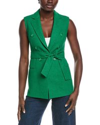 Akris - Georgia Linen & Wool-Blend Waistcoat - Lyst