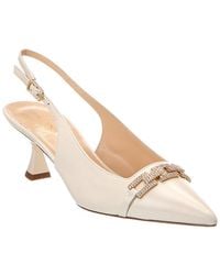 Baldinini - Leather Slingback Pump - Lyst