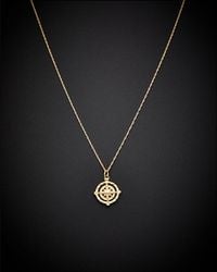 Italian Gold - Fremada 14k Windrose Pendant Necklace - Lyst