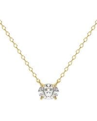 Lab Grown Diamonds - 14K 0.50 Ct. Tw. Lab-Grown Diamond Necklace - Lyst