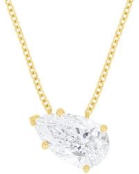Lab Grown Diamonds - 14K 3.00 Ct. Tw. Lab-Grown Diamond Necklace - Lyst