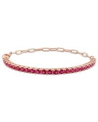 Rina Limor - Plated 4.42 Ct. Tw. Cz Tennis Bracelet - Lyst