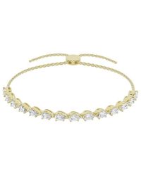 Lab Grown Diamonds - 14K 2.00 Ct. Tw. Lab Grown Diamond Tennis Bolo Bracelet - Lyst