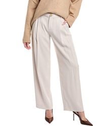 Vince - Drop Waist Pleated Trouser - Lyst