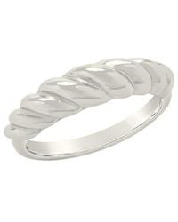 Sterling Forever - Graham Twist Band Ring - Lyst