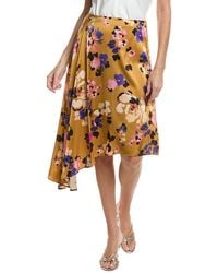 tyler boe - Nina Silk Charmeuse Skirt - Lyst