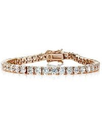 Rachel Glauber - Cz Tennis Bracelet - Lyst