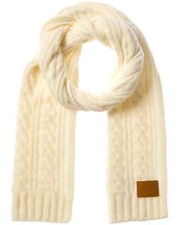 Vince - Airspun Cable Wool-blend Scarf - Lyst