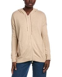 Minnie Rose - Cashmere-Blend Oversized Zip Hoodie - Lyst