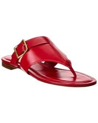 Tod's - Leather Sandal - Lyst