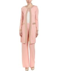 St. John Wool-blend Jacket - Pink