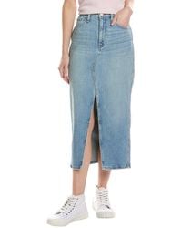 Hudson Jeans - Reconstructed Midi Skirt - Lyst
