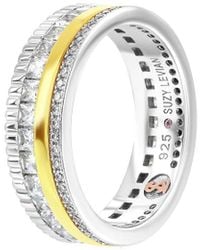 Suzy Levian CZ Jewelry - Suzy Levian Cz Multi Stack Row Eternity Ring - Lyst