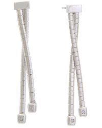 Meshmerise - 18K Over 0.08 Ct. Tw. Diamond Earrings - Lyst