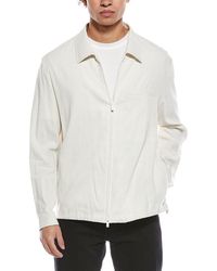 BOSS - Carper Zip Linen-Blend Jacket - Lyst