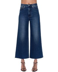 Pistola - Lana Crop Broadway Wide Leg Jean - Lyst