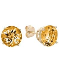 MaxColor - 10k 3.60 Ct. Tw. Citrine Studs - Lyst